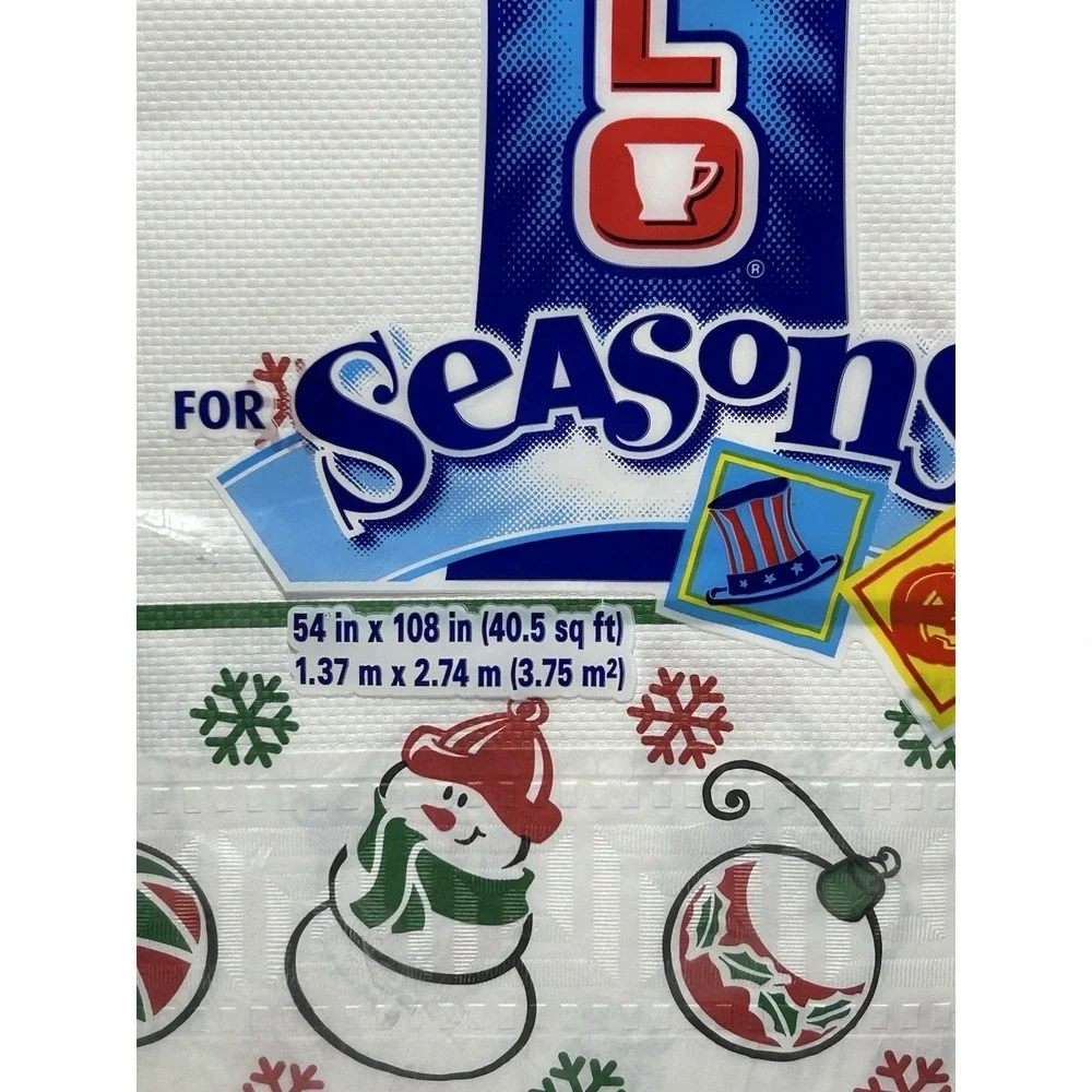 Vintage Solo For Seasons‎ Poly Paper Tablecover 54